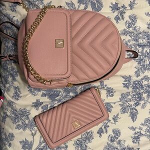 Victoria Secret Pink Backpack and Wallet Set